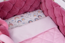 Дитячий постільний комплект Veres Velour Rainbow 5 одиниць